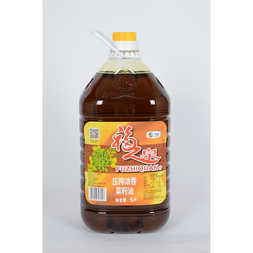 福之泉压榨浓香菜籽油（5L）